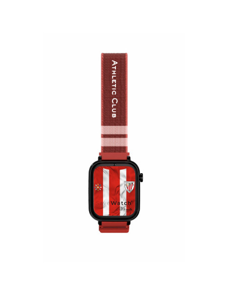 SaveFamily Save Family PLUS SmartWatch Ed. Athletic Club Bilbao con GPS y llamada Negro Correa Tela Roja NO INCLUYE SIM
