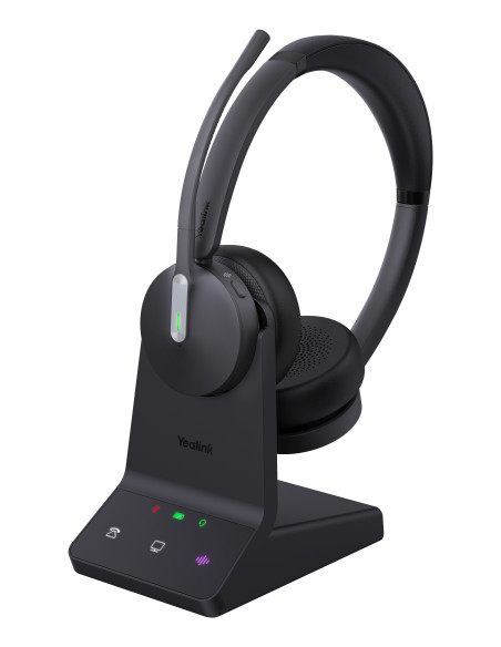 Yealink WH64 Dual UC Auriculares Inalámbrico Diadema Oficina Centro de llamadas USB Tipo C Bluetooth Negro
