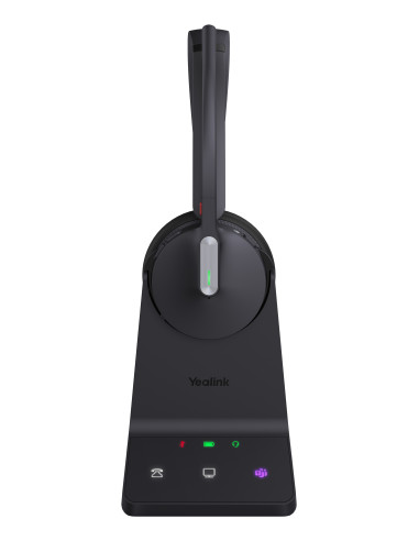Yealink WH64 Dual Teams Auriculares Inalámbrico Diadema Oficina Centro de llamadas USB Tipo C Bluetooth Negro