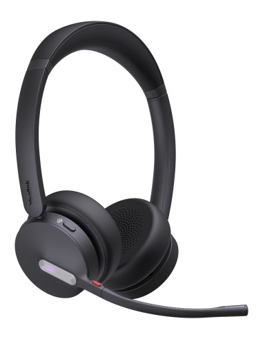 Yealink WH64 Dual Teams Auriculares Inalámbrico Diadema Oficina Centro de llamadas USB Tipo C Bluetooth Negro