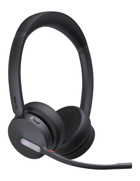 Yealink WH64 Dual Teams Auriculares Inalámbrico Diadema Oficina Centro de llamadas USB Tipo C Bluetooth Negro