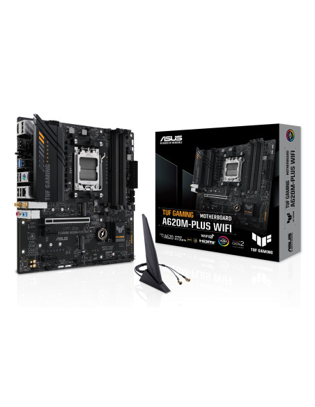 ASUS TUF GAMING A620M-PLUS WIFI AMD A620 Zócalo AM5 micro ATX