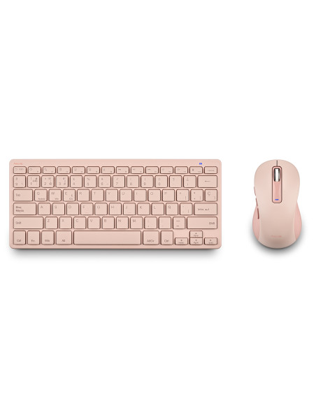 NGS FANTASY (QUERTY, ES) teclado Ratón incluido Universal RF Wireless + Bluetooth QWERTY Español Rosa