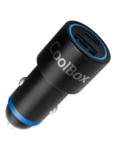 CoolBox CARGADOR USB COCHE 48W USB-A USB-C