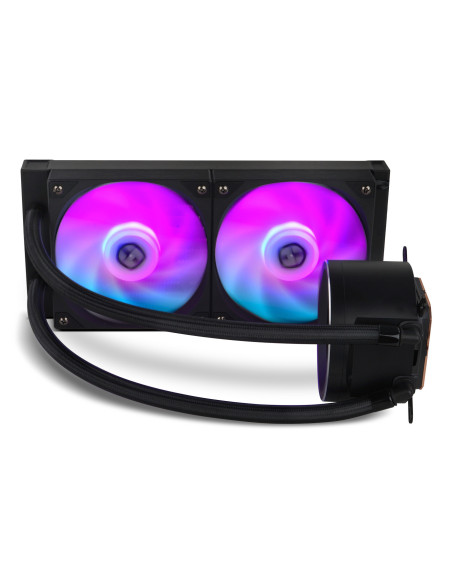 NOX Hummer X-240 LCD Procesador Refrigerador de aire 12 cm Negro 1 pieza(s)