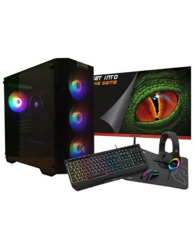 Zone Evil AMD Ryzen 5 4650G 32GB 1 Tb NVMe Monitor 24 Ordenador GamingPC