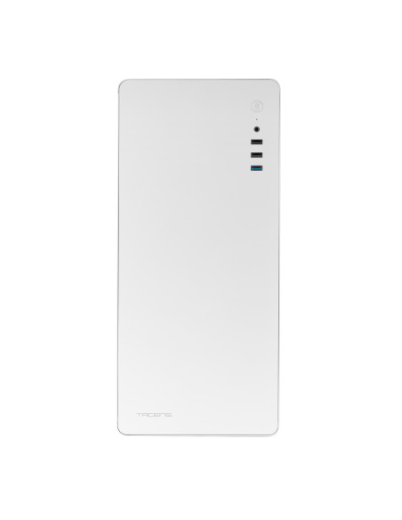 Tacens ENSIS, Caja PC ATX, Diseño Completamente Metálico, Estructura Robusta Ultrarresistente, Semitorre con Ventilador 120mm