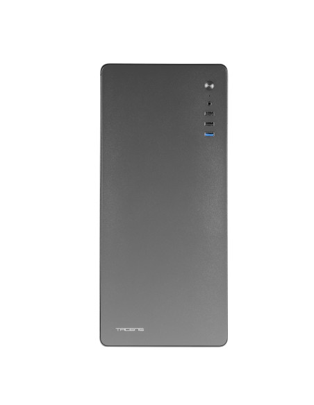 Tacens ENSIS, Caja PC ATX, Diseño Completamente Metálico, Estructura Robusta Ultrarresistente, Semitorre con Ventilador 120mm