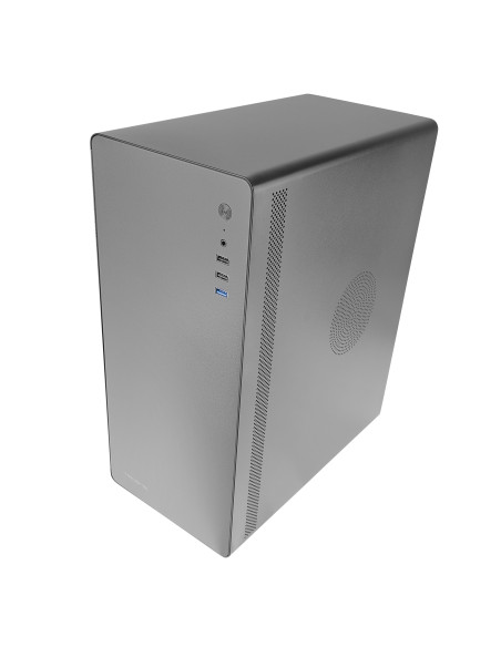 Tacens ENSIS, Caja PC ATX, Diseño Completamente Metálico, Estructura Robusta Ultrarresistente, Semitorre con Ventilador 120mm