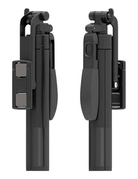 AISENS Palo Tripode Para Selfie Con Mando A Distancia Bluetooth 3 En 1, Negro