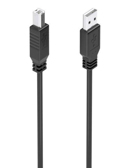 AISENS Cable USB 2.0 con Amplificador, Tipo A M-B M, Negro, 10m