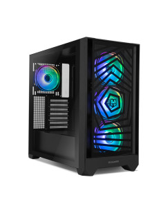 NOX Hummer PLASMA Midi Tower Negro