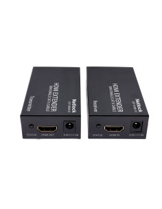 Netlock EXT-HDMI-01 extensor audio video Negro 2
