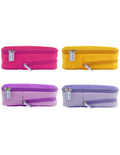 Lagart Portatodo Rectangular Colorblock Multi-bolsillos