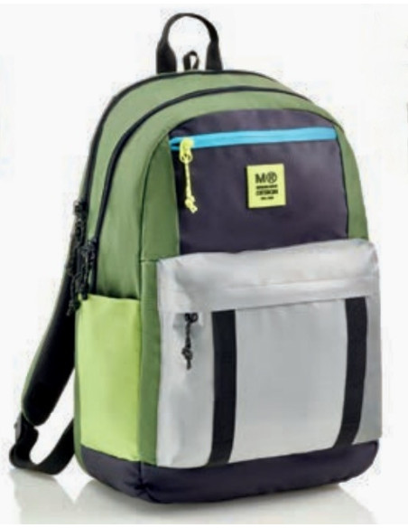 Miquelrius MR19331 mochila Mochila escolar Negro, Verde, Gris