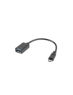 Lanberg AD-OTG-UM-01 cable USB USB 2.0 0,15 m Micro-USB A USB A Negro