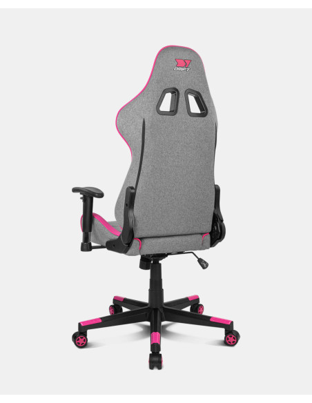 DRIFT DR90 PRO Silla para videojuegos de PC Asiento acolchado Gris, Rosa