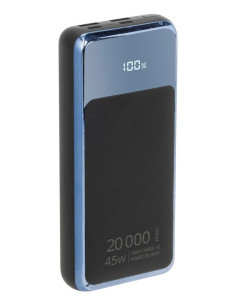 Rivacase VA1075 batería externa Polímero de litio 20000 mAh Negro, Azul