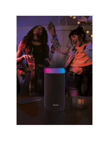 Hama Shine 2.0 Altavoz portátil estéreo Negro 30 W