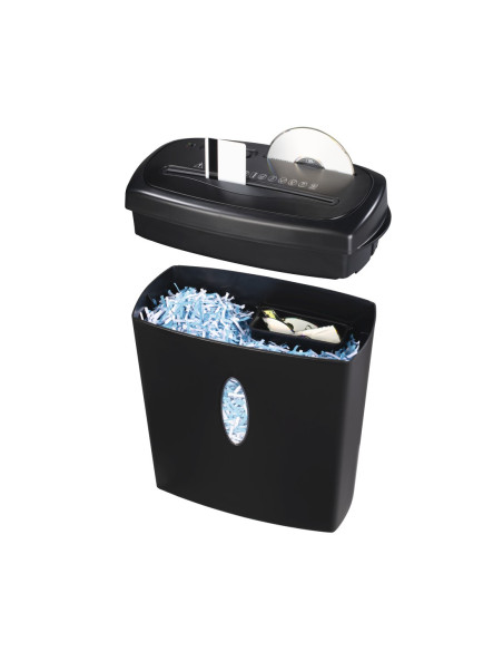 Hama | Destructora de papel, con ranura para destruir CD y Blu-ray, Color negro.