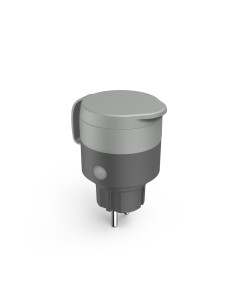 Hama Outdoor toma de corriente Tipo E Gris