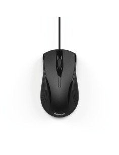 Hama | Ratón con cable MC 200, para diestros y zurdos, conexión USB-A, con 1000DPI, color negro 2