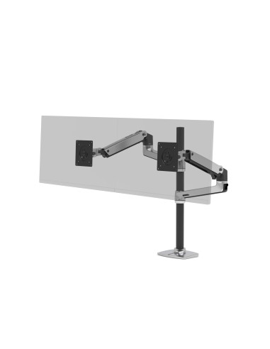 Ergotron LX Series LX Dual Stacking Arm Tall Pole 101,6 cm (40") Escritorio Aluminio
