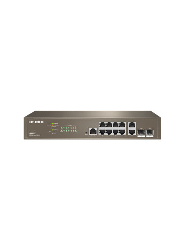 IP-COM Networks G5312F switch Gestionado L3 Gigabit Ethernet (10 100 1000) 1U Marrón