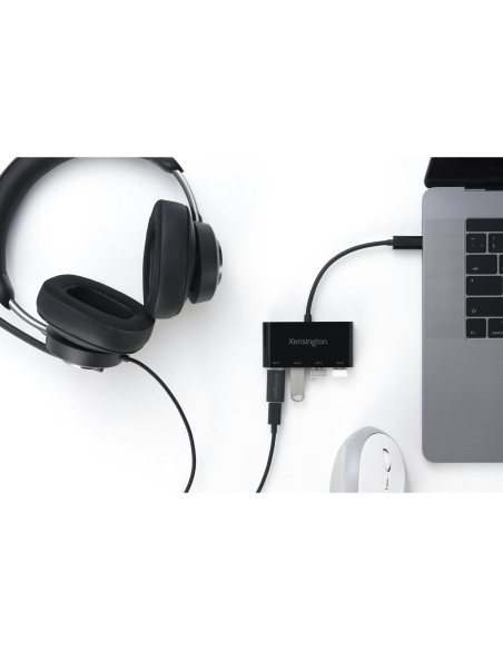 Kensington Hub USB-C CH1200 de 4 puertos a 10 Gbps