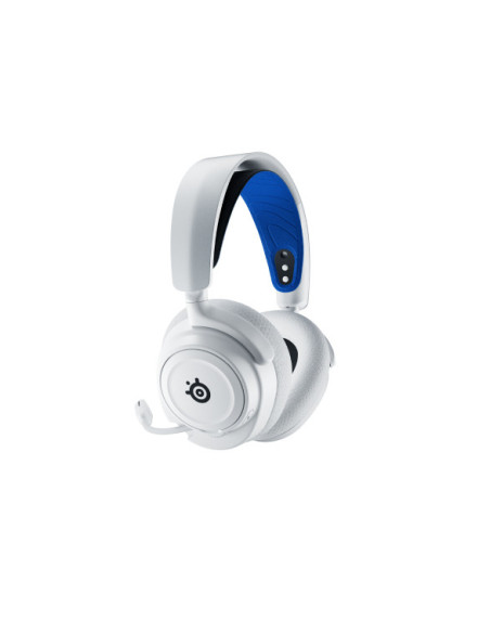 Steelseries ARCTIS NOVA 7P WHITE Auriculares Inalámbrico Diadema Juego Bluetooth Azul, Blanco