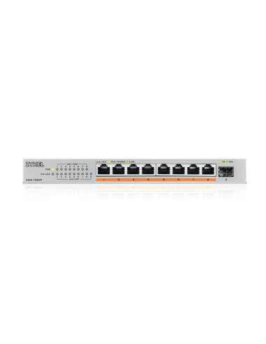 Zyxel XMG-108HP No administrado 2.5G Ethernet (100 1000 2500) Energía sobre Ethernet (PoE)