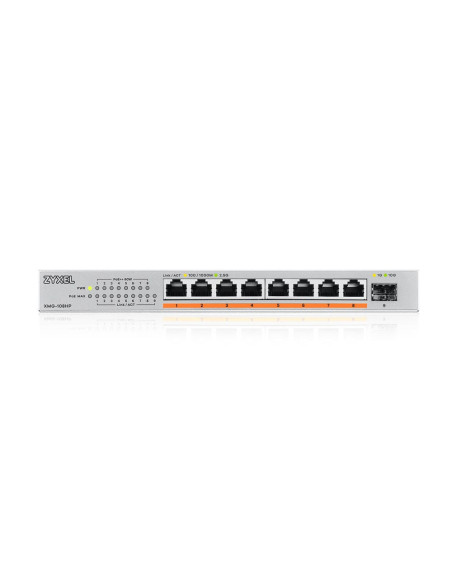 Zyxel XMG-108HP No administrado 2.5G Ethernet (100 1000 2500) Energía sobre Ethernet (PoE)
