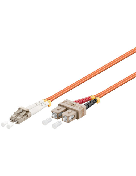 WP WPC-FP1-6LCSC-100 Cable de fibra óptica e InfiniBand 10 m LC SC Naranja