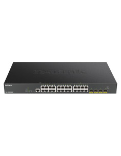 D-Link DGS-1250-28XMP Gestionado L3 Gigabit Ethernet (10 100 1000) Energía sobre Ethernet (PoE) Negro