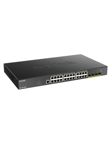 D-Link DGS-1250-28XMP Gestionado L3 Gigabit Ethernet (10 100 1000) Energía sobre Ethernet (PoE) Negro