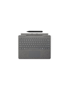 Microsoft Surface Pro Keyboard with Slim Pen for Business QWERTZ Alemán Microsoft Cover port Platino