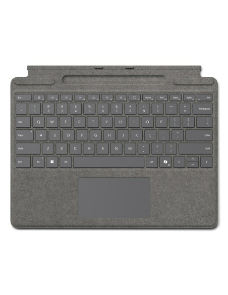 Microsoft Surface Pro Keyboard with pen storage for Business QWERTZ Alemán Microsoft Cover port Platino