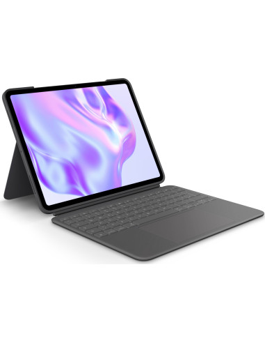 Logitech Combo Touch QWERTZ Alemán Smart Connector Grafito