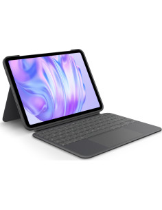 Logitech Combo Touch QWERTZ Alemán Smart Connector Grafito