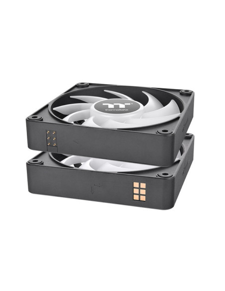 Thermaltake CT120 EX ARGB Carcasa del ordenador Ventilador 12 cm Negro, Blanco 3 pieza(s)