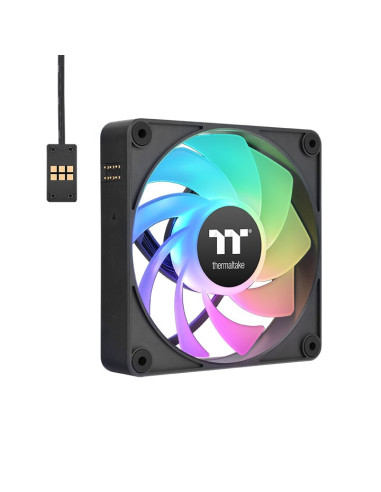 Thermaltake CL-F192-PL12SW-A sistema de refrigeración para ordenador Carcasa del ordenador Ventilador 12 cm Negro 3 pieza(s)