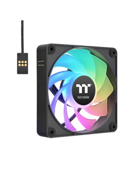Thermaltake CL-F192-PL12SW-A sistema de refrigeración para ordenador Carcasa del ordenador Ventilador 12 cm Negro 3 pieza(s)