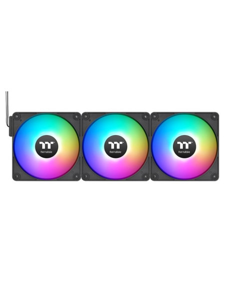 Thermaltake CL-F192-PL12SW-A sistema de refrigeración para ordenador Carcasa del ordenador Ventilador 12 cm Negro 3 pieza(s)
