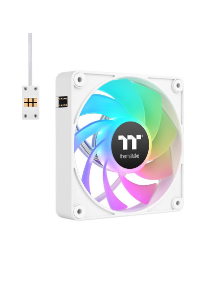 Thermaltake CL-F195-PL14SW-A sistema de refrigeración para ordenador Carcasa del ordenador Ventilador 14 cm Blanco 3 pieza(s)