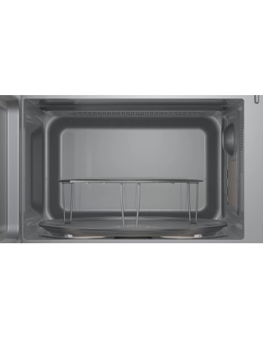 Bosch Serie 2 FEL023MS2 microondas Negro, Acero inoxidable Solo microondas Encimera 20 L 800 W