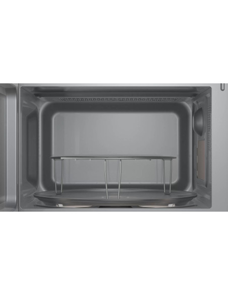 Bosch Serie 2 FEL023MS2 microondas Negro, Acero inoxidable Solo microondas Encimera 20 L 800 W