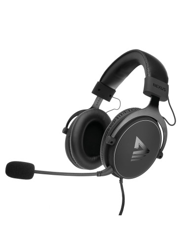Savio NEXUS Auriculares Alámbrico Casco Juego Negro