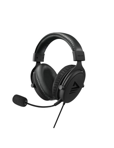 Savio NEXUS Auriculares Alámbrico Casco Juego Negro