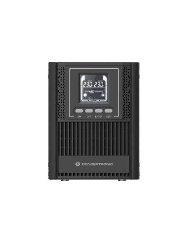 Conceptronic ZEUS52E1K sistema de alimentación ininterrumpida (UPS) Doble conversión (en línea) 1 kVA 900 W 4 salidas AC
