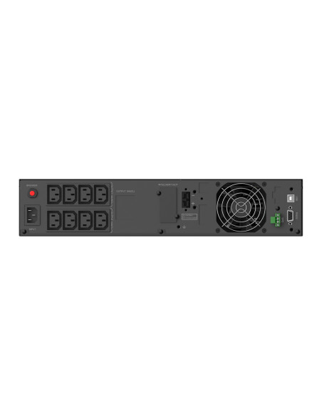Conceptronic ZEUS51E2K sistema de alimentación ininterrumpida (UPS) Doble conversión (en línea) 2 kVA 2000 W 8 salidas AC